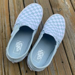 Women’s Slip-On Checkerboard Vans